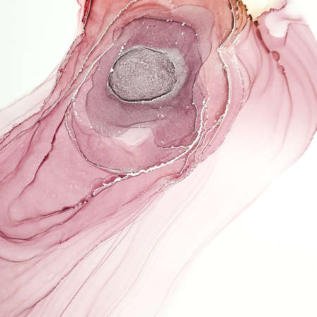 Splashing Artwork. Dreamy Paint. Alcohol Ink Illustration. Dirty Color Splashing Artwork. Marble Shape. Wash Background. Vibrant Artwork. Dirty Color Swirl.の写真素材