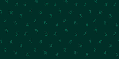 Seamless pattern with numbers. Abstract backgroundのイラスト素材