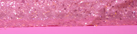 Rose pink glitter background sparkling shiny texture , greeting and wedding invitation card design elementの素材
