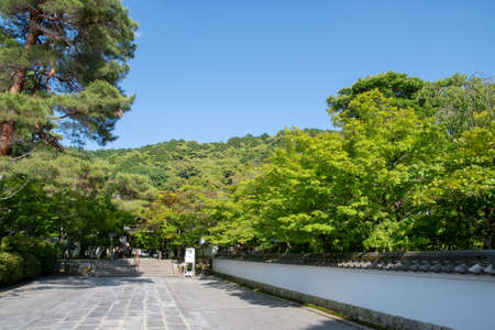 Eikan-do Temple (Zenrin-ji Temple) of fresh verdure, Kyoto, Japanのeditorial素材