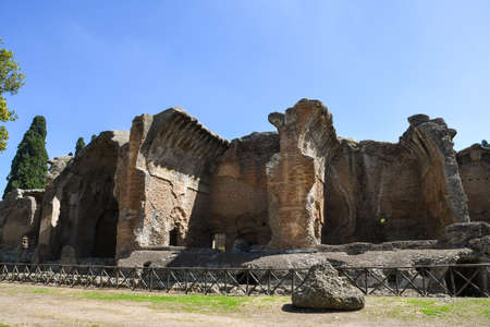 Villa Adriana (Tivoli, Italy) - Grandi Terme (Great baths)の写真素材