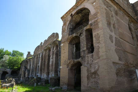 Villa Adriana (Tivoli, Italy) - Pretorio (Praetorium)の写真素材