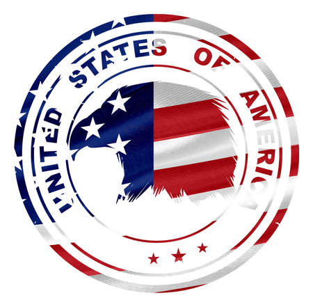 stamp of USAの写真素材