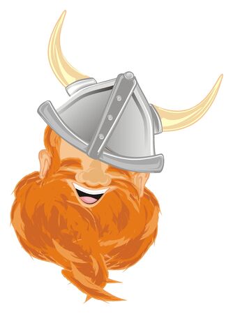 happy face of vikingの写真素材