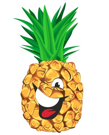 happy pineappleの写真素材