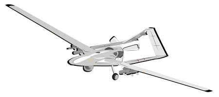 drone and his shadowの写真素材
