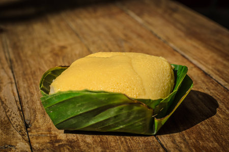 One of thai art and culture is thai dessert の写真素材
