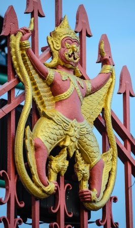 Garuda is a mythical deity And a key symbol in Thailand の写真素材
