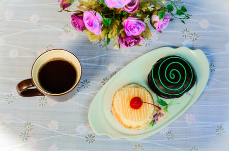 Drinking coffee, perfect for every occasion の写真素材