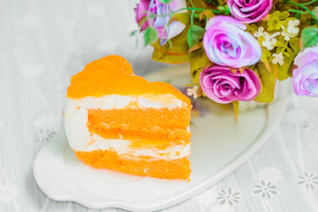 Cake, snack time within days の写真素材