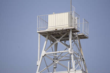 Water storage tank on top of roof