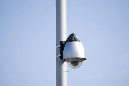 surveillance camera outdoor in street