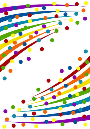 Colorful confetti background. Vector Illustrationのイラスト素材
