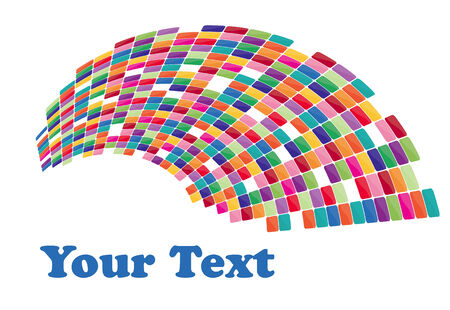 Colorful mosaic background. Vector-Illustrationのイラスト素材