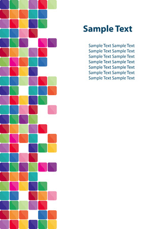 Colorful mosaic background. Vector-Illustrationのイラスト素材