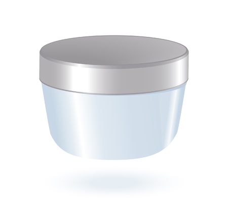 Blank cosmetic containerのイラスト素材