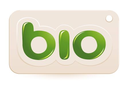 Label bio signのイラスト素材