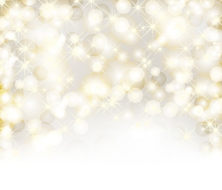 Christmas background with lights, snowflakes and place for textのイラスト素材