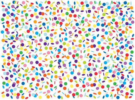 Colorful confetti backgroundのイラスト素材