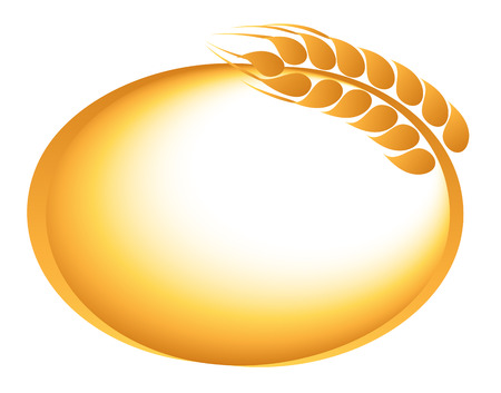 Wheat ears iconのイラスト素材