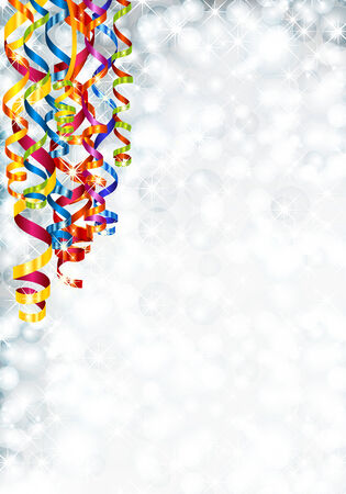 Background with lights and serpentineのイラスト素材