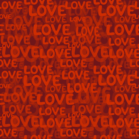 Love word seamless patternのイラスト素材