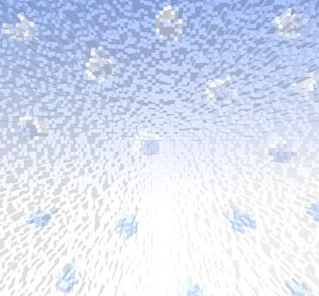 White-blue abstraction