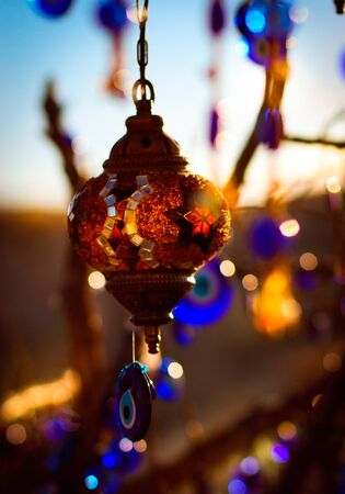 Turkish lamps in Cappadociaの写真素材
