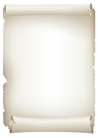 old paper banner , vector drawing のイラスト素材