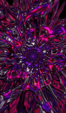 3D rendering. Colorful Abstract Art Background. Vertical colorful abstract wave background with pink, purple colors. Can be used as texture, background or wallpaperの写真素材