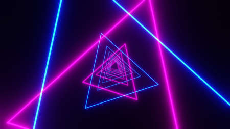 3D rendering. Beautiful abstract wave technology background with blue shapes. Digital effect corporate concept. Abstract technology big data background conceptの写真素材