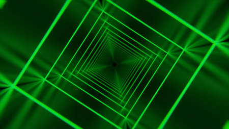 3D rendering. Beautiful abstract wave technology background with green shapes. Digital effect corporate concept. Abstract technology big data background conceptの写真素材