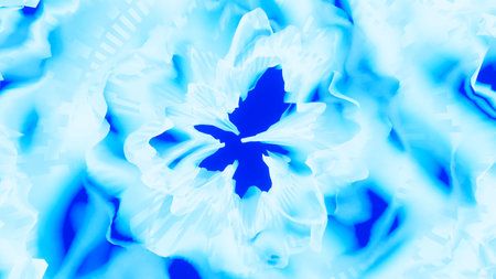 3d rendering. Blue Soft colored abstract futuristic background.の写真素材