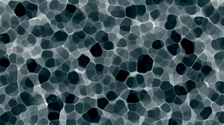 3d rendering. Abstract gray and black light pattern with the gradient. Background black dark modern. Luxurious bright gray geometric shape with metallic effectの写真素材