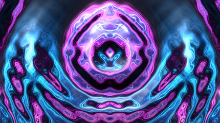 3d rendering. Abstract violet, blue, black light pattern with the gradient. Background black dark modern. Abstract pattern. Square texture. elegant concept designの写真素材