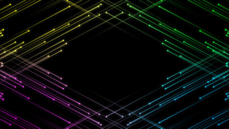 Data connection speed lines technology abstract background Digital fiber hi tech concept Blue light streak, fiber optic Technology background led fibers Speed digital lights. 3d renderingの写真素材