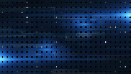 Hi-tech digital technology concept Futuristic abstract Cyberspace background Data center, server, internet, speed Artificial intelligence Geometric artificial intelligence tech backdrop 3d rendering.の写真素材