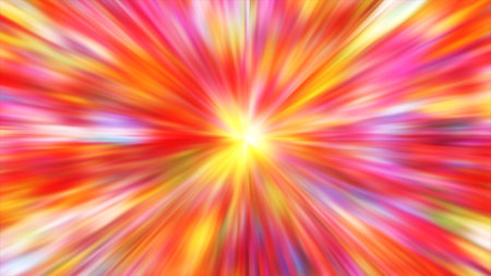 Abstract holiday background with blurred rays. Fantastic blue and rose light effect. digital fractal art. Gradient design element for banners, backgrounds, wallpapers and covers. 3d renderingの写真素材