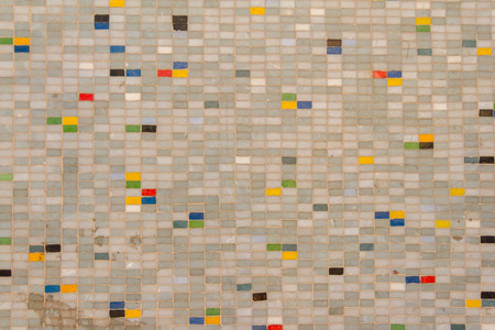 Square colorful tone and pattern mosaic tiles random shape texture with filling, Colorful mosaic...