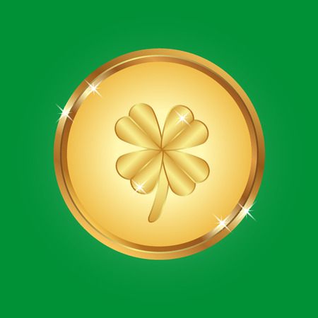 One coin St. Patrick's Dayのイラスト素材