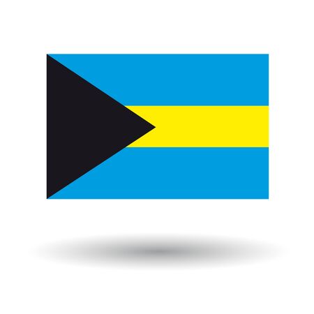 Antigua and Barbuda flag. Vector illustration. Icon on white backgroundのイラスト素材