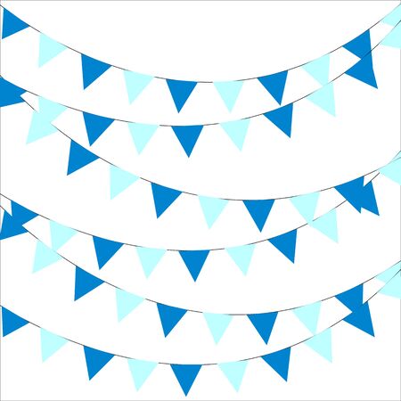 Garlands of flags for Ð?ktobefestのイラスト素材