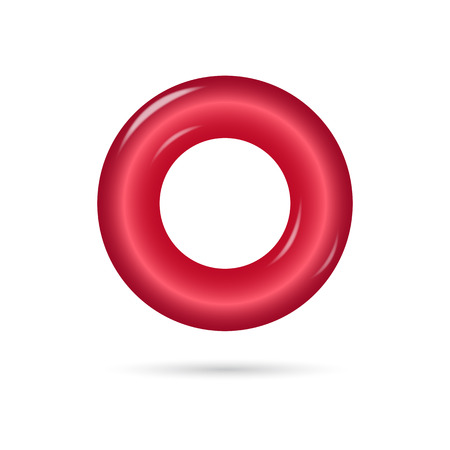 Lifebuoy icon on white backgroundのイラスト素材