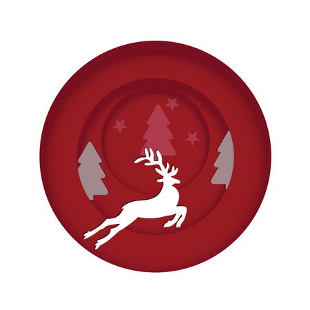 Background for covers, invitations, posters, banners, flyers, posters Paper cutout style Vector illustrationのイラスト素材