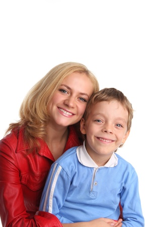 Happiness mother and son 2の写真素材