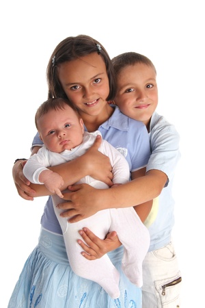 Sister and brothers 3の写真素材