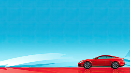 Car, auto. Web banner with copy space. Generative AIの素材