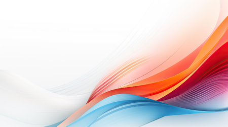 Abstract wave background. Web banner with copy space. Generative AIの素材
