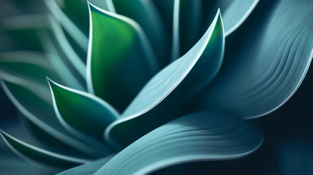 Beautiful plant, leaves, dark luxury nature backgroundの素材