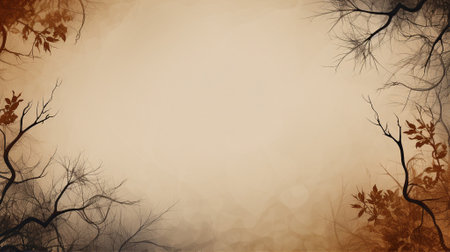 Branch, brown abstract background, old surfaceの素材